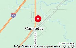 Map of Cassoday